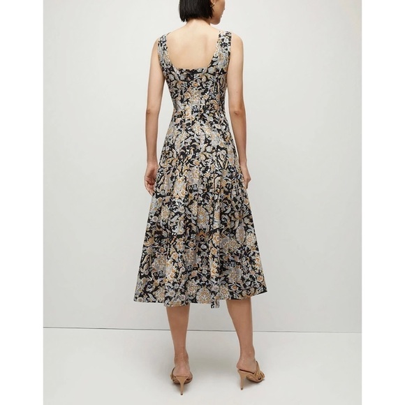 Veronica Beard Midi Floral Sleeveless Jolie Dress - Picture 5 of 7